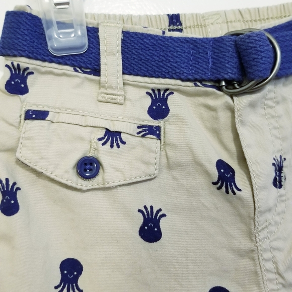2/$20 Old Navy Octopus Print Belted Pull On Shorts - Picture 4 of 9